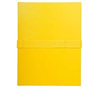 Chemise extensible à rabat Exacompta à velcro dos 13 cm jaune