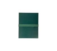 Exacompta Chemise Extensible En Balacron. Rabat En Pied, Fermeture Par Sangle Velcro. Coloris Vert Foncé