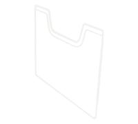 Exacompta - Réf. 64558D - 1 plaque de recouvrement A4 orientation verticale - Extensible à volonté - Capacité maximale par case de 26 mm - Dimensions : 6 x 23,9 x 23,2 cm - Cristal