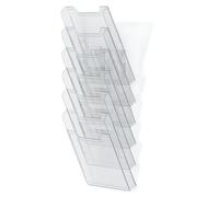 Exacompta Trieur mural Réf. 64758D Format A4 vertical 6 compartiments 26 mm Cristal