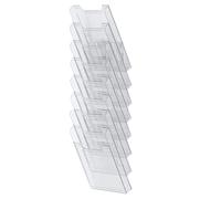 Trieur mural modulable vertical 8 compartiments A4 - Cristal