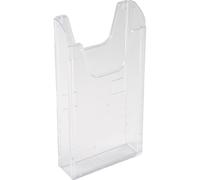 Distributeur de prospectus vertical A4 - Cristal