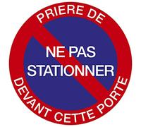 Panneau de signalisation 'Ne pas stationner'