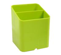 Exacompta - Réf. 67725D - carton de 10 Pots à crayons PEN-CUBE Iderama - Avec 2 compartiments de taille et de hauteur différentes - Dimensions 7,4x7,4x9,3 cm - Couleur vert anis