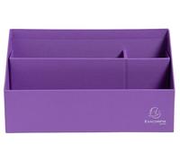 Trieur vertical / porte lettres 3 compartiments carton Teksto - Violet