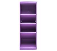 Exacompta - Réf. 681909D - 1 Tour de rangement POP N'CO, 4 compartiments, organiseurs de bureau pour ranger stylos, pinceaux, petits ustensiles - Dimensions 11 x 8,3 x 23 cm - Aléatoires
