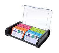 Fichier pour cartes de visite Topline - 60x245x180 mm - Noir