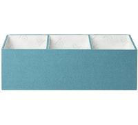 Exacompta - Réf. 68603E - Organiseur de bureau 4 compartiments de tri -Office By Me - Rangement de bureau - En carton recyclé - Dimensions : Prof 11