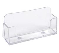 Exacompta - Réf. 71058D - Lot de 16 distributeurs de cartes de visite - 1 compartiment profondeur de 18 mm pour 50 cartes de visite - Dimensions : Prof.3,4 x larg.10,2 x Haut.4,7 cm - Transparent