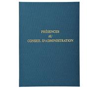 Exacompta – Registre Présences au Conseil d'administration A4 29,7x21 cm 100 p. Bleu