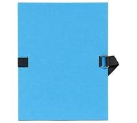 Chemise extensible sans rabat Exacompta à boucle dos 12 cm couleur - bleu