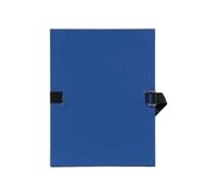 Chemise extensible sans rabat Exacompta à boucle dos 12 cm couleur - bleu foncé