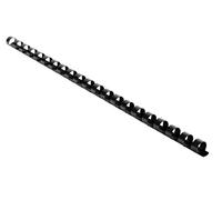 Exacompta - Réf. 75301E - Boîte de 100 reliures spirales en PVC noir 10 mm - permet de relier 40 à 65 feuilles de 80g format A4 ou A3 paysage - convient pour tout type de machine à relier à anneaux