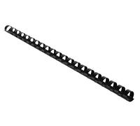 EXACOMPTA Boite 100 reliures spirales plastique 12mm - Noir