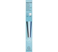 Exacompta - Réf. 76100E - Boîte de 25 reliures spirales en PVC blanc 6 mm - permet de relier 2 à 20 feuilles de 80g format A4 ou A3 paysage - convient pour tout type de machine à relier à anneaux