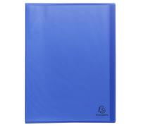 Exacompta - Réf. 78532E - Paquet de 5 Protège-documents Opak recyclés - 30 pochettes grainées - 60 vues - pour format A4 - couverture souple en PP 4/10ème semi opaque - bleu clair