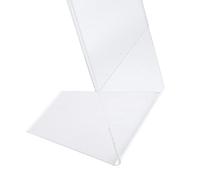 Exacompta - Réf. 813058D - 1 Porte-visuel incliné vertical A3 - Dimensions Prof 53 x larg 19 x H 0,3 cm - PMMA (acrylique) pour photos, publicités, menus restaurants, hôtels - Cristal