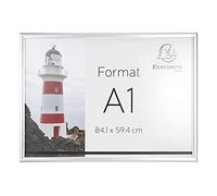 EXACOMPTA Cadre mural aluminium A1 - Argent