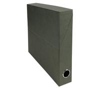 Exacompta - Réf. 83123E - 5 boîtes transfert Economique - Dos 50 mm - Avec un œillet en métal - Pour format A4 - Dimensions 25,5 x 34 x 5 cm - vert foncé - livrées montées