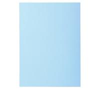 Exacompta - Réf. 850106E - Carton de 10 paquets de 100 sous-chemises SUPER 60 g/m2 aux couleurs pastel - sous chemises certifiées PEFC™ - dimensions 22 x 31 cm pour format A4 - couleur bleu clair