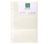 Recharge de 10 pochettes détachables pour porte cartes de visite Exactive® - 19x12,5cm - Cristal