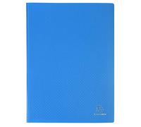 Exacompta - Réf. 8512E - Carton de 25 Protèges-documents OPAK - 10 pochettes grainées antireflet - 20 vues - pour format A4 - dimensions 24 x 32 cm - couverture en polypro souple - couleur bleu clair