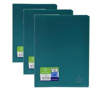 Exacompta - Réf. 8530E - 1 Protège-documents OPAK - 30 pochettes grainées antireflet - 60 vues - pour format A4 - dimensions 24 x 32 cm - couverture en polypro souple - 8 couleurs aléatoires
