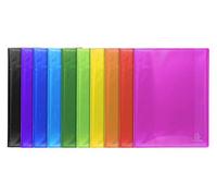 Exacompta Protège-documents IDERAMA 85770E – 60 vues A4 – PP semi-rigide – Lot de 12 assortis