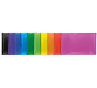 Protège-documents en polypropylène semi rigide IDERAMA PP 80 vues - A4 - Couleurs assorties