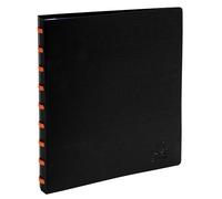 Exacompta - Réf. 86034E - Carton de 6 Protège-documents Exactive amovible à anneaux avec 30 pochettes détachables - 60 vues - 5 intercalaires couleur avec porte étiquette - pour A5 - couverture noire