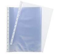 Exacompta - Réf. 86134E - Recharge de 10 pochettes cristal translucide haute qualité pour protège-documents amovible à anneaux Exactive - pour format A4