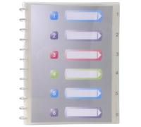 Protège-documents amovible Exacompta Crystal polypropylène A4 30 pochettes - 60 vues