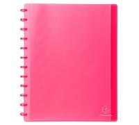 Exacompta 4x Protège-documents à anneaux et pochettes 60 vues A4 Rouge 86355E