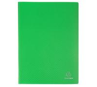 Exacompta 8x Protège-documents en PP 5/10e pochettes 200 vues A4 Vert 88113E
