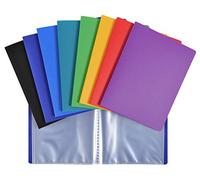 Exacompta - Réf. 88210E - 1 Protège-documents OPAK - 20 pochettes cristal lisse - 40 vues - pour format 17 x 22 cm - dimensions 18 x 23 cm - couverture en polypro semi-rigide - 8 couleurs aléatoires
