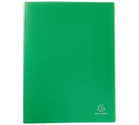 Exacompta Protège-documents OPAK polypropylène 5/10e pochettes cristal 40 vues A4 vert clair