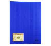 Exacompta - Réf. 884570E - 1 Protège-documents Forever - 40 pochettes cristal lisse - 80 vues - pour A4 - dim 24 x 32 cm - couverture en polypro recyclé rigide - aspect mat - 4 couleurs aléatoires