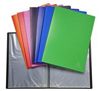 Protège-documents Exacompta polypropylène opaque A4 50 pochettes - 100 vues - couleurs aléatoires