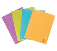 Exacompta - Réf. 88930E - 1 Protège-documents Pop'N Co - 30 pochettes grainées - 60 vues - pour A4 - dim 24 x 32 cm - couverture en polypro recyclé semi-rigide - 4 couleurs aléatoires