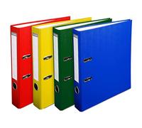 Exacompta Classeur à levier 915400B PP A4 Dos 50 mm – Pack 20 Couleurs assorties