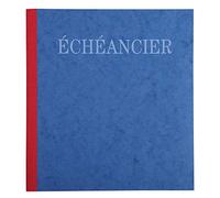 Exacompta Registre piqûre échéancier 960 – 2 colonnes – 80 pages – 12 onglets – couleur aléatoire