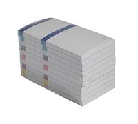 Exacompta - Tickets-vendeurs - Lot 10x100 - double numérotage - couleurs assorties - 6,6x13,5 cm