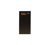 Exacompta - Réf GES6224Z - Guildhall - Carnet de comptes Essentials Double Cash 30 x 15 cm, 192 pages de papier pré-imprimé 80 g/m² - Recettes, dépenses, résumés