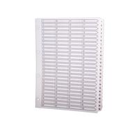 Exacompta - Réf. MWD1-100Z - Carton de 2 Intercalaires en carte blanche 160g/m2 FSC® avec 100 onglets imprimés numériques de 1 à 100 et plastifiés - Page d'indexation imprimable - Format à classer A4