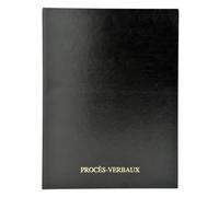 EXACOMPTA Registre à onglets 32x25cm - Procès-verbaux 200 pages - Noir