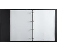 Exacompta Reliure registre Assemblées Générales 32x26 cm 4 anneaux avec recharge - Noir