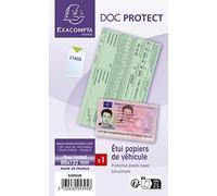 Exacompta Sachet /10 Etuis pour documents voiture