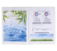 Exacompta Sachet de 10 étuis 4 faces en polypropylène 15/100 ème 30 X 21 cm
