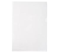 EXACOMPTA Sachet de 10 pochettes coin PVC lisse haute résistance 13/100e - A4 - Cristal