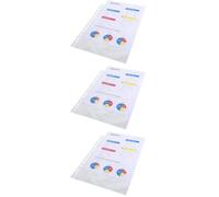 EXACOMPTA Sachet de 100 pochettes perforées A4 en polypropylène lisse 6/100e cristal (Lot de 3)